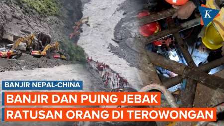 5 Hari Terjebak! Ratusan Orang Masih Terkurung Di Terowongan PLTA Usai Banjir Nepal