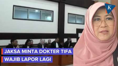 Dokter Tifa Tak Ditahan, Jaksa Minta Hakim Perintahkan Terdakwa Wajib Lapor