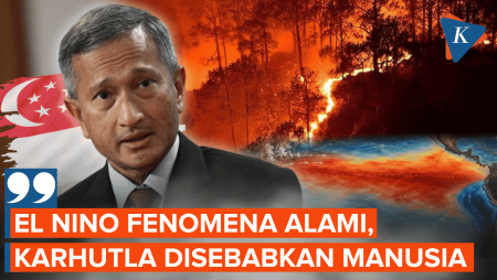 Menlu Singapura: El Nino Fenomena Alami, tapi Karhutla Disebabkan Manusia