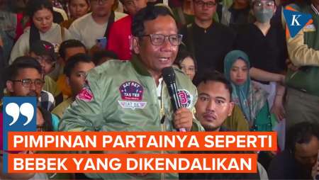 Mahfud: Ini yang Bukan Petugas Partai, Ini Petugas Konstitusi, yang Lain Petugas Oligarki