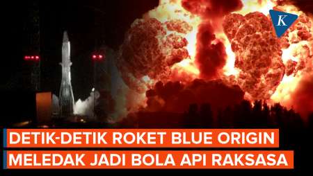 Alami Anomali, Roket Perusahaan Jeff Bezos Meledak Jadi Bola Api Raksasa!