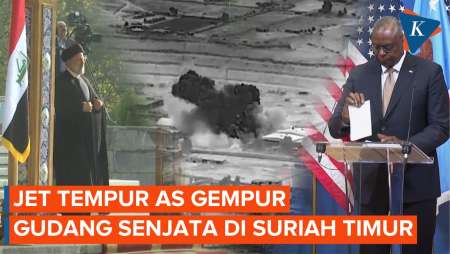 AS Serang Gudang Senjata di Suriah Timur