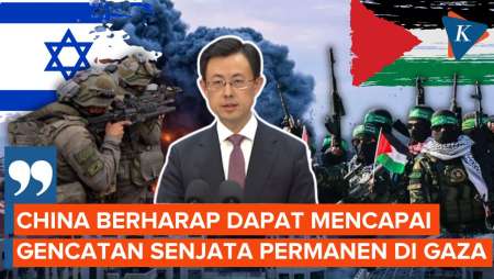 China Harap Gencatan Senjata Permanen di Gaza