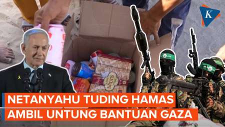 Netanyahu Tuding Hamas Mengambil Keuntungan dari Bantuan di Gaza