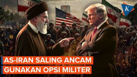 AS-Iran Saling Ancam Opsi Militer, Korban Demo Iran Dikhawatirkan Capai 1.000 Orang