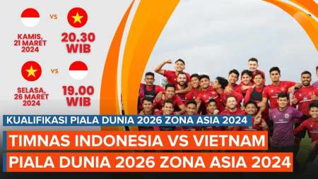 Jadwal Pertandingan Timnas Indonesia Vs Vietnam di Kualifikasi Piala Dunia 2026