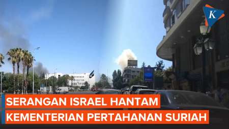Israel Serang Damaskus! Hantam Markas Kementerian Pertahanan Suriah