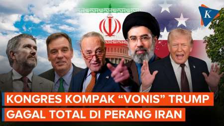Anggota Demokrat-Republik Kompak Sebut Trump Gagal Total Di Perang Iran