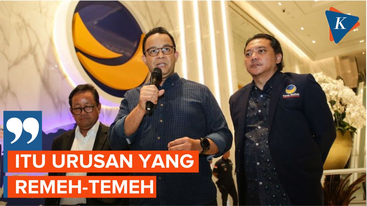 Anies Tak Takut Elektabilitasnya Anjlok Usai Johnny Plate Jadi Tersangka