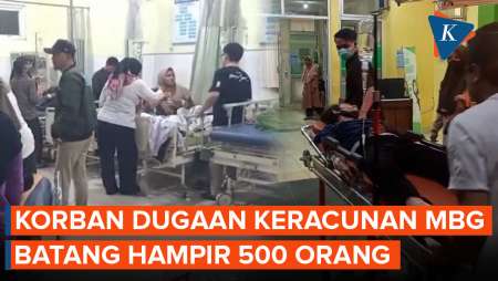 Korban Dugaan Keracunan MBG Batang Terus Bertambah, Kini Hampir 500 Orang!