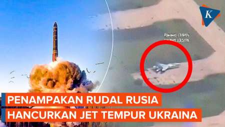 Detik-detik Rudal Rusia Hancurkan Deretan Jet Tempur Su-27 Ukraina