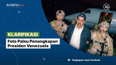 [KLARIFIKASI] Foto Palsu Penangkapan Presiden Venezuela