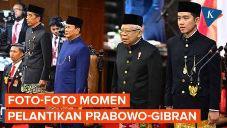 Foto-foto Momen Pelantikan Prabowo-Gibran sebagai Presiden dan Wapres RI 2024-2029