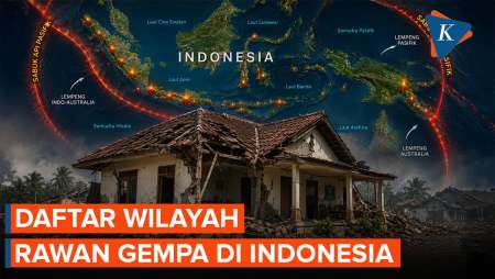 Indonesia Di Jalur Cincin Api, Ini Daftar Provinsi Rawan Gempa