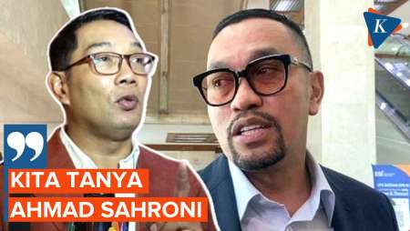 Ditanya Kepastian Maju Pilkada Jabar atau Jakarta, Ridwan Kamil: Kita Tanya Ahmad Sahroni