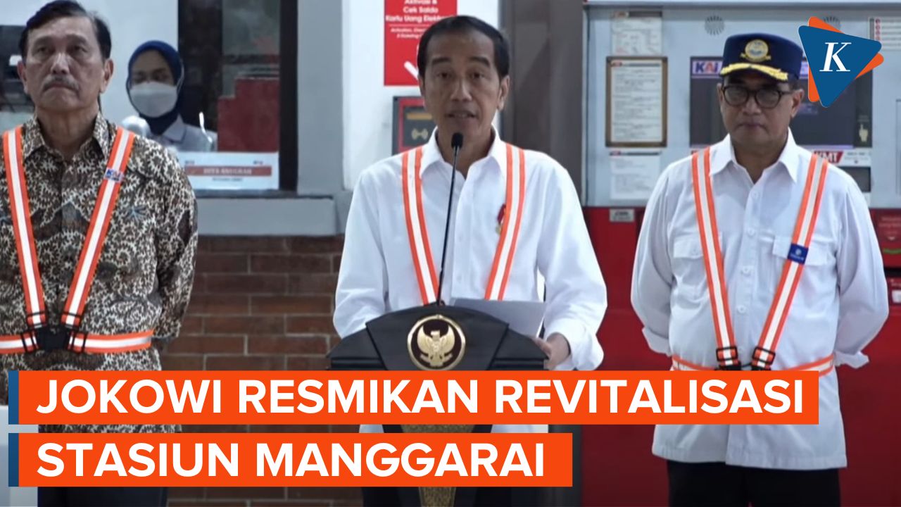 Ini Harapan Jokowi untuk Stasiun Manggarai ke Depan