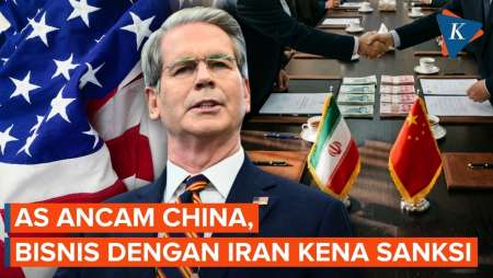 AS Ancam Sanksi China Jika Nekat Berbisnis Dengan Iran