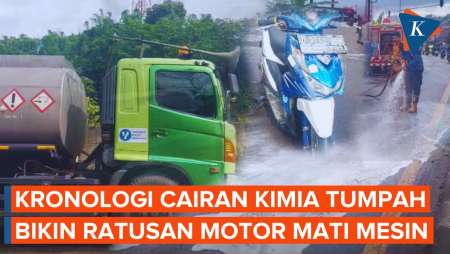 Kronologi Cairan Kimia Tumpah di Bandung Barat Bikin Ratusan Motor Mati Mendadak