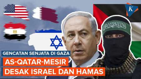 Israel dan Hamas Didesak AS-Qatar-Mesir Segera Sepakati Gencatan Senjata di Gaza