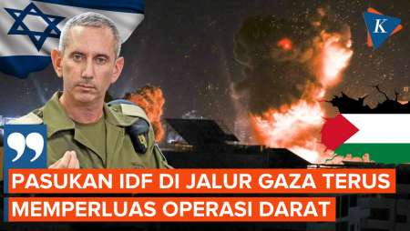 Panglima Militer Israel Cek Pasukan di Jalur Gaza, Bersiap Perluas Serangan Darat