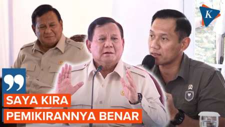 Sorot Ekspresi Prabowo, Puji Masukan AHY Soal Pascabencana Sumatera