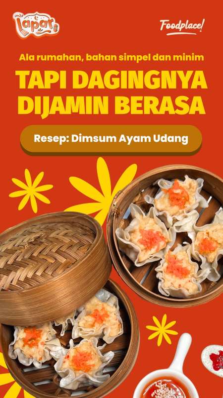 Cara Bikin Dimsum Ala Rumahan Minim Bahan, tapi Daging Berasa