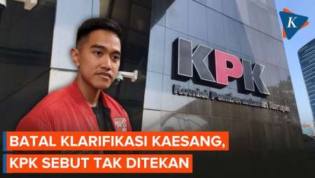 KPK Batal Klarifikasi Kaesang, Bantah Ada Tekanan