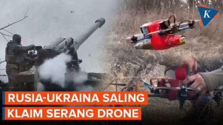 Rusia dan Ukraina Klaim Saling Menembak Jatuh Drone Musuh