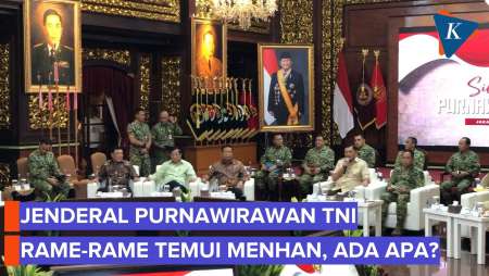 Wiranto, Dudung, hingga Gatot Nurmantyo Temui Menhan Sjafrie, Ini yang Dibahas