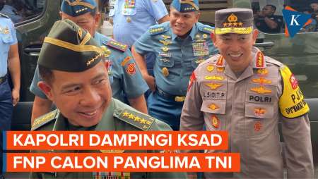 Agus Subiyanto Tiba di DPR untuk Fit and Proper Test Calon Panglima TNI