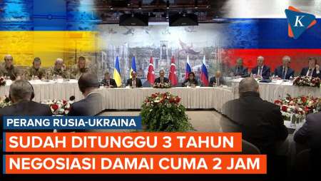 Antiklimaks! 2 Jam Negosiasi Damai Rusia-Ukraina Berakhir Tanpa Kemajuan