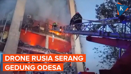 Begini Kondisi Gedung di Odesa Usai Diserang Drone Rusia