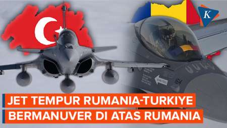 Melihat Aksi Jet Tempur Rumania-Turkiye Bermanuver di Udara, Kawal Pesawat Angkut C-27J