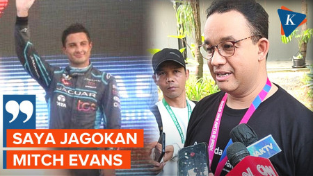 Ikut Nonton Formula E, Anies Baswedan Jagokan Mitch Evans di Ronde 10 Tahun Ini