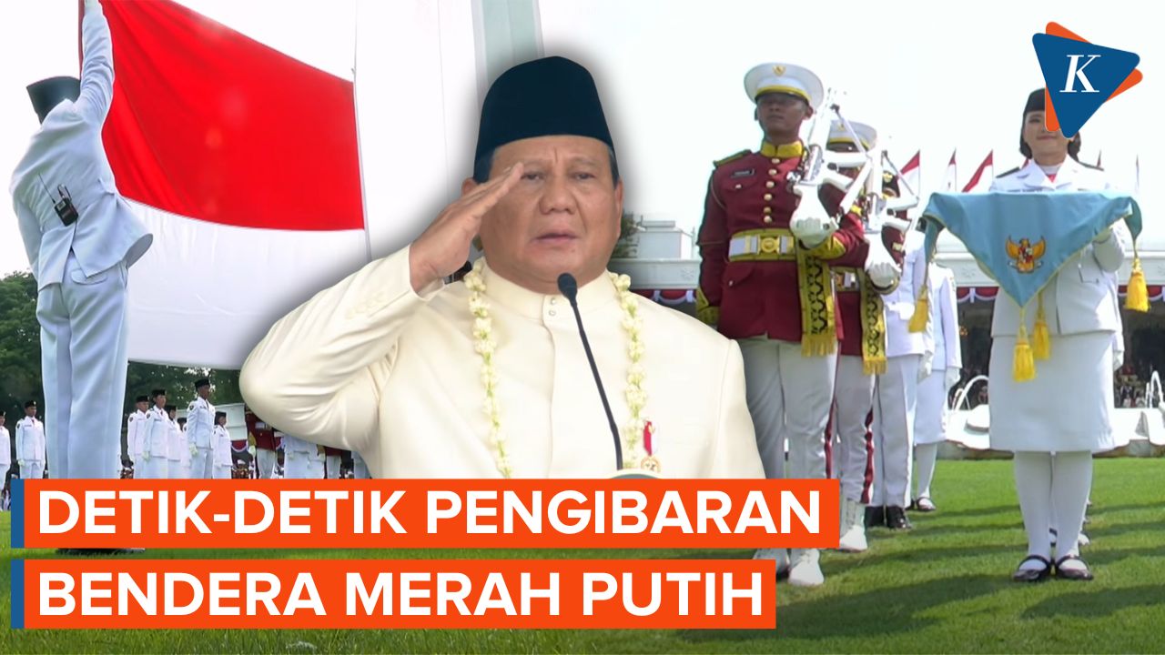 Video Detik Detik Pengibaran Bendera Merah Putih Di Upacara Hut Ke 80