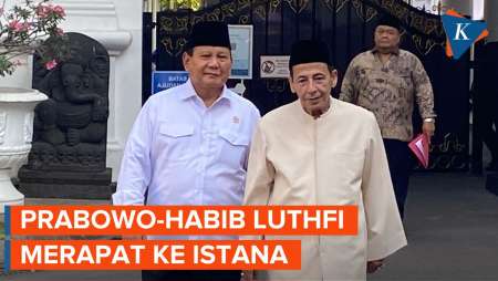 Prabowo dan Habib Luthfi Temui Jokowi, Bahas Apa?