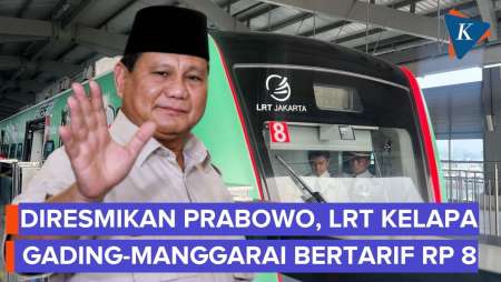 8 Hari Pertama, Naik LRT Kelapa Gading-Manggarai Cuma Bayar Rp 8