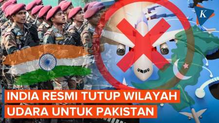 Di Ambang Perang, India Tutup Wilayah Udara untuk Pakistan