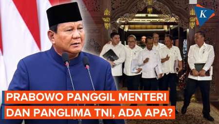 Prabowo Mendadak Panggil Menteri dan Panglima TNI ke Hambalang, Ada Apa?