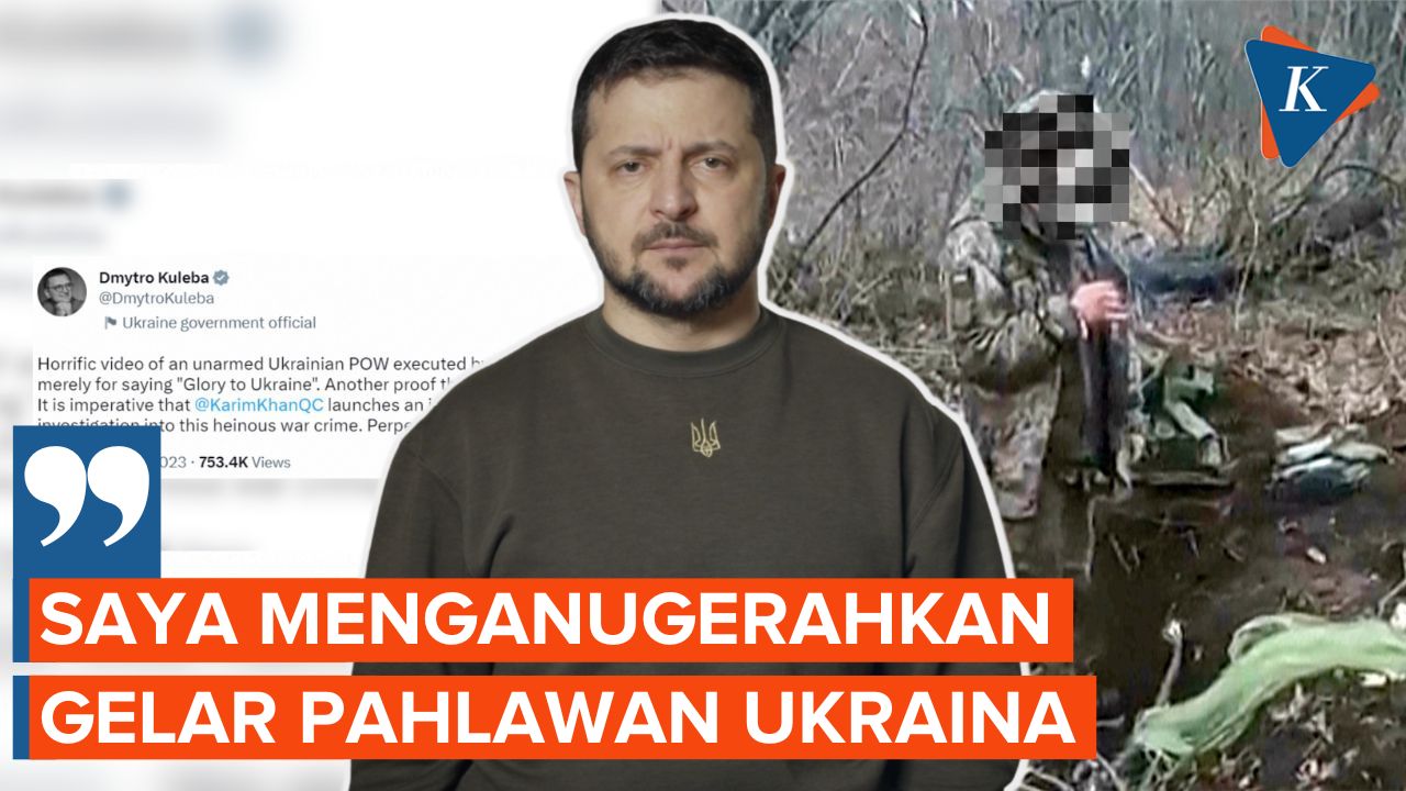 Zelensky Bicara Soal Tentara Ukraina yang Viral Dieksekusi Rusia
