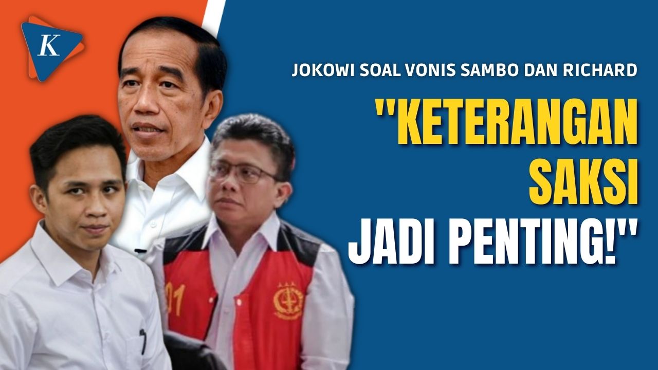 Ini Respons Jokowi soal Vonis Sambo dan Richard Eliezer