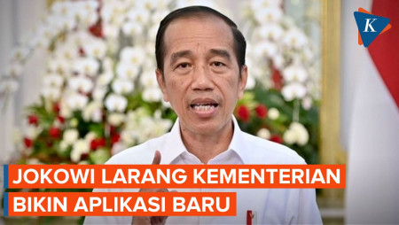 Jokowi Minta Kementerian Setop Bikin Aplikasi Baru