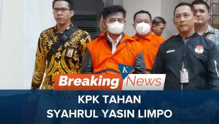 KPK Resmi Tahan Eks Mentan Syahrul Yasin Limpo