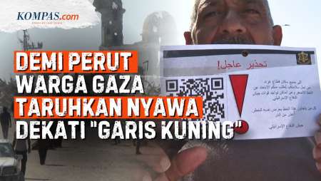 Dibayangi Ancaman Israel, Warga Gaza "Was-was" Antre Bantuan Dekat Garis Kuning