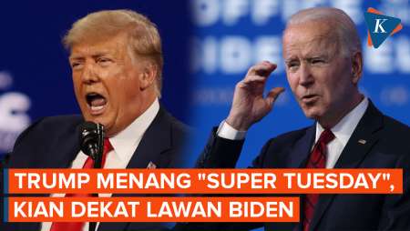 Rajai “Super Tuesday”, Trump Kian Dekat Tantang Biden