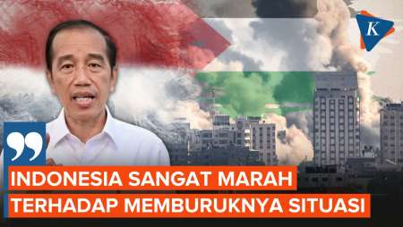 Presiden Jokowi Suarakan Kemarahan Indonesia Lihat Memburuknya Situasi di Gaza