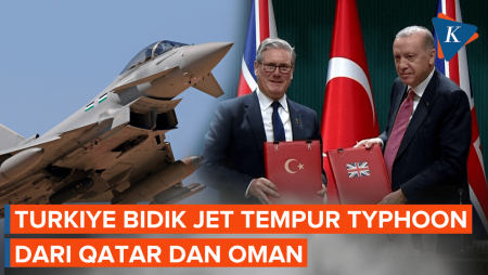 Usai Borong Dari Inggris, Turkiye Incar Jet Eurofighter Typhoon Qatar Dan Oman