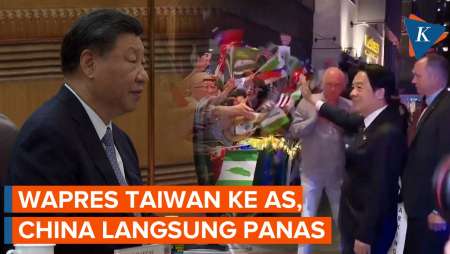 China Murka Setelah Wapres Taiwan ke AS