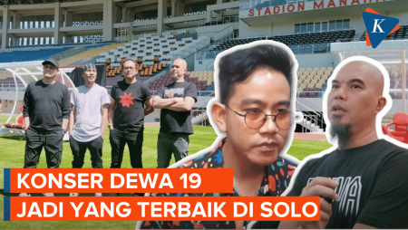 Konser Dewa 19 di Stadion Manahan Permintaan Gibran