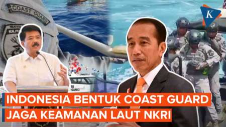 Indonesia Akan Bentuk Coast Guard, Kedudukan Langsung di Bawah Presiden
